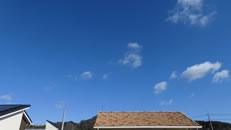 2025年2月6日（木）倉敷しのちゃんの「空と雲」の写真です