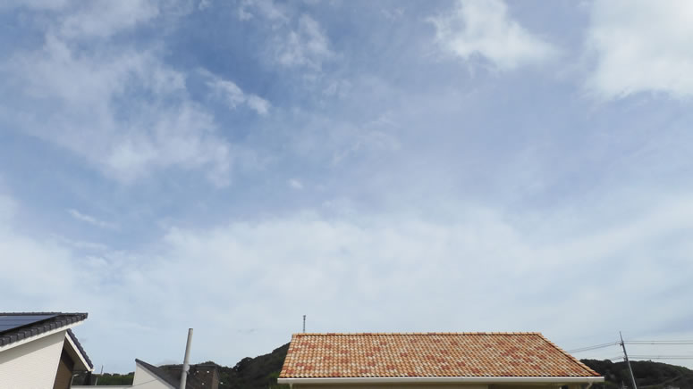 2025年9月13日(土)倉敷しのちゃん「空と雲」の拡大写真です