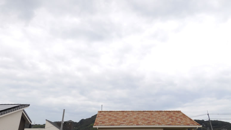 2025年9月14日(日)倉敷しのちゃん「空と雲」の拡大写真です