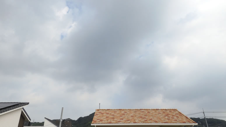 2025年9月17日(水)倉敷しのちゃん「空と雲」の拡大写真です