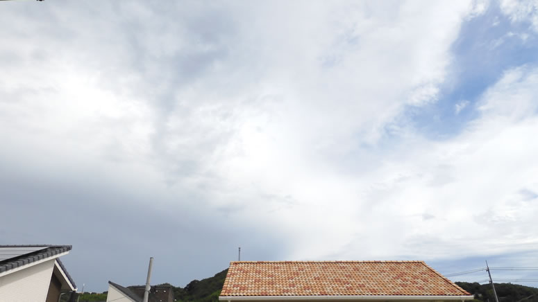 2025年9月18日(木)倉敷しのちゃん「空と雲」の拡大写真です