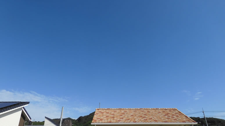 2025年9月30日(火)倉敷しのちゃん「空と雲」の拡大写真です