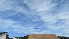 2025年11月4日(火)倉敷しのちゃんの「空と雲」の写真です